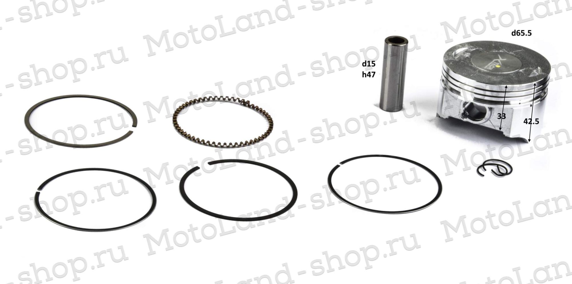 Поршень в сборе 165FMM CBB250 X-TECH 