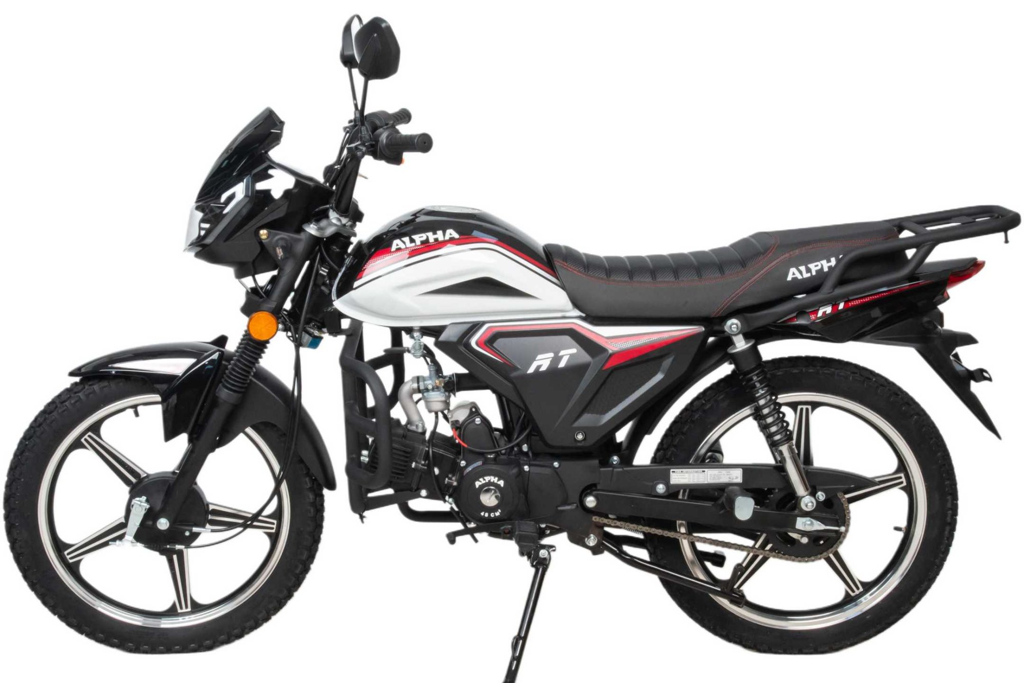 Мопед Motoland Альфа RT 11 (LM48-B) черный  (A)